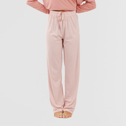 Pijama largo mujer soft Raya Aliena marsala