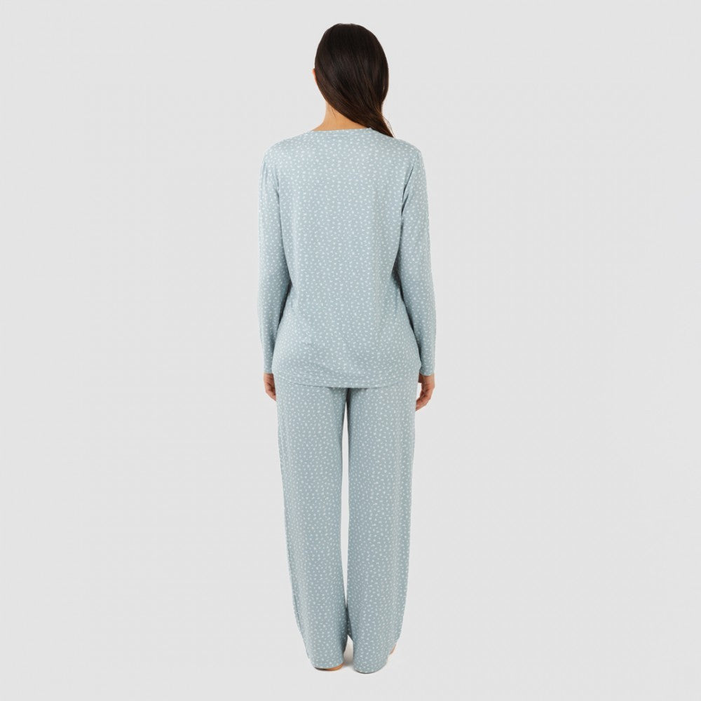 Pijama longo e macio feminino Anita Indigo