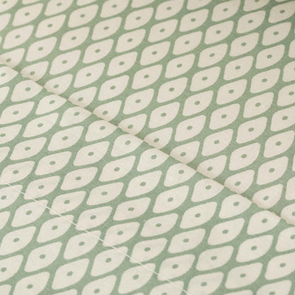 Conjunto de lençóis de algodão verde Columbus