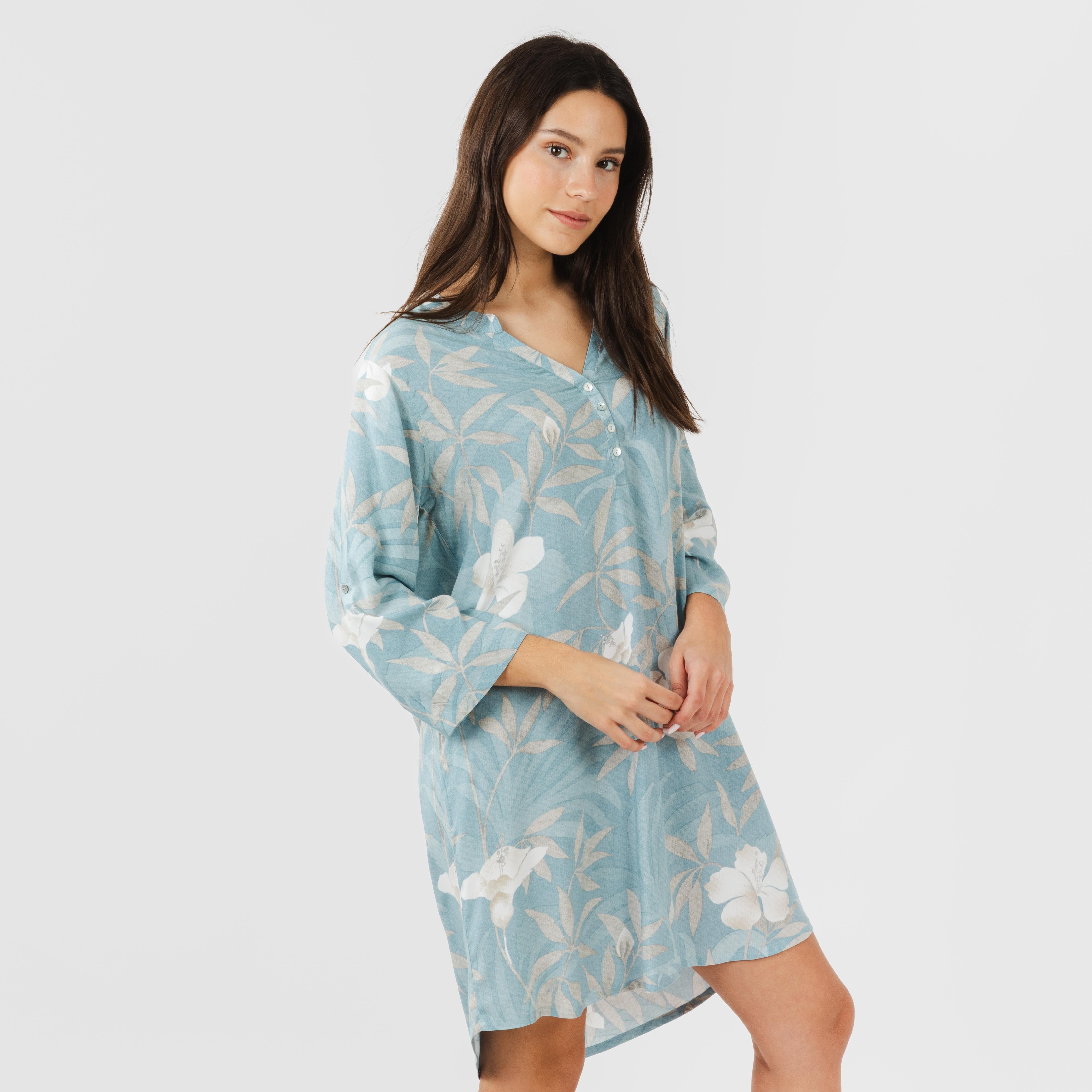 Camisola viscosa Denia azul