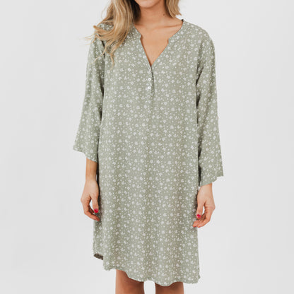 Camisola viscosa Valeria verde caceria