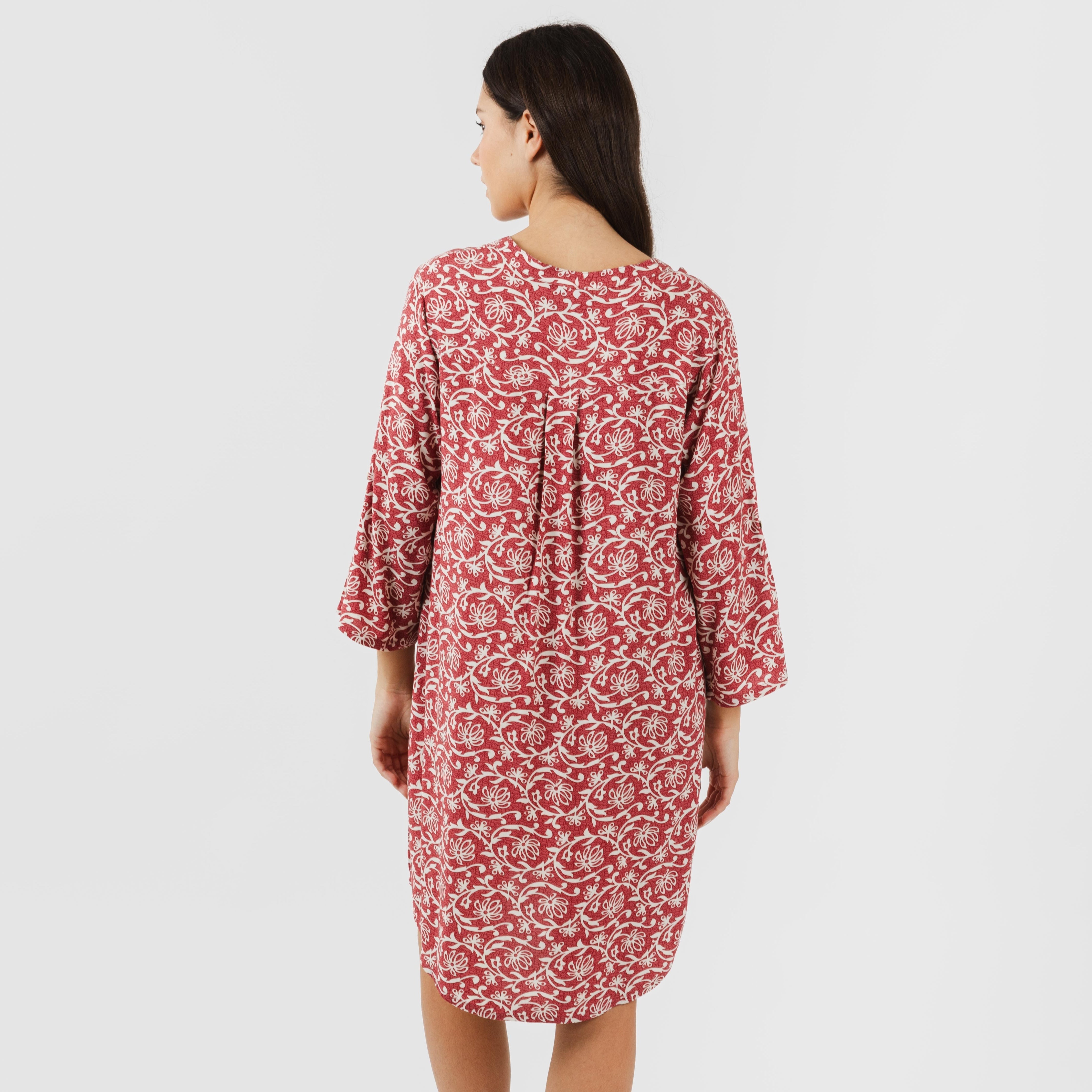 Camisola viscosa Reina marsala