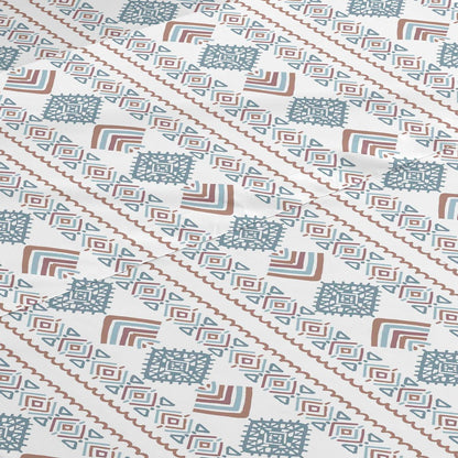 Jogo de lençóis algodão Iker azul indigo