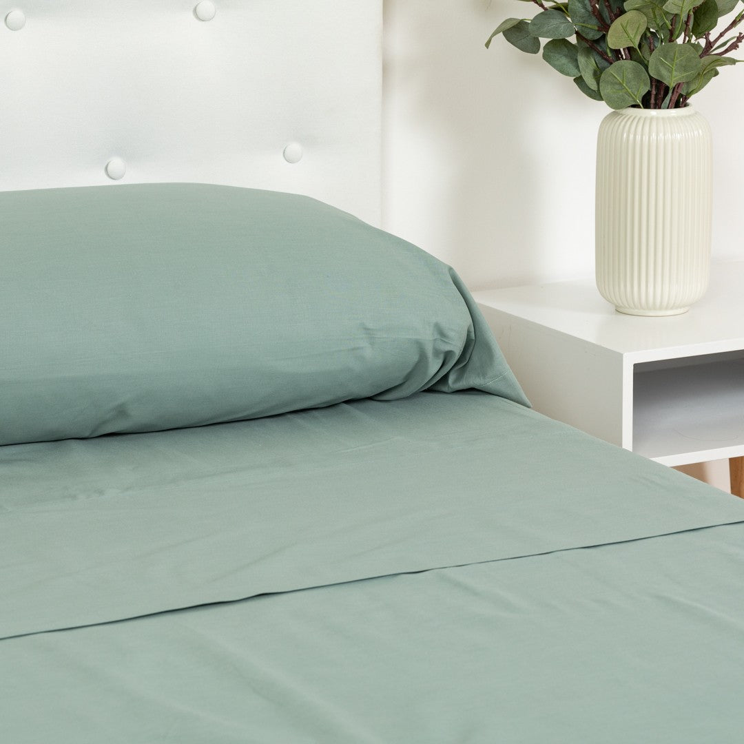Jogo de lençóis algodão lisos