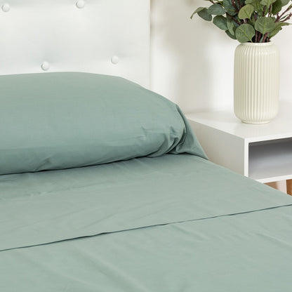 Jogo de lençóis algodão lisos