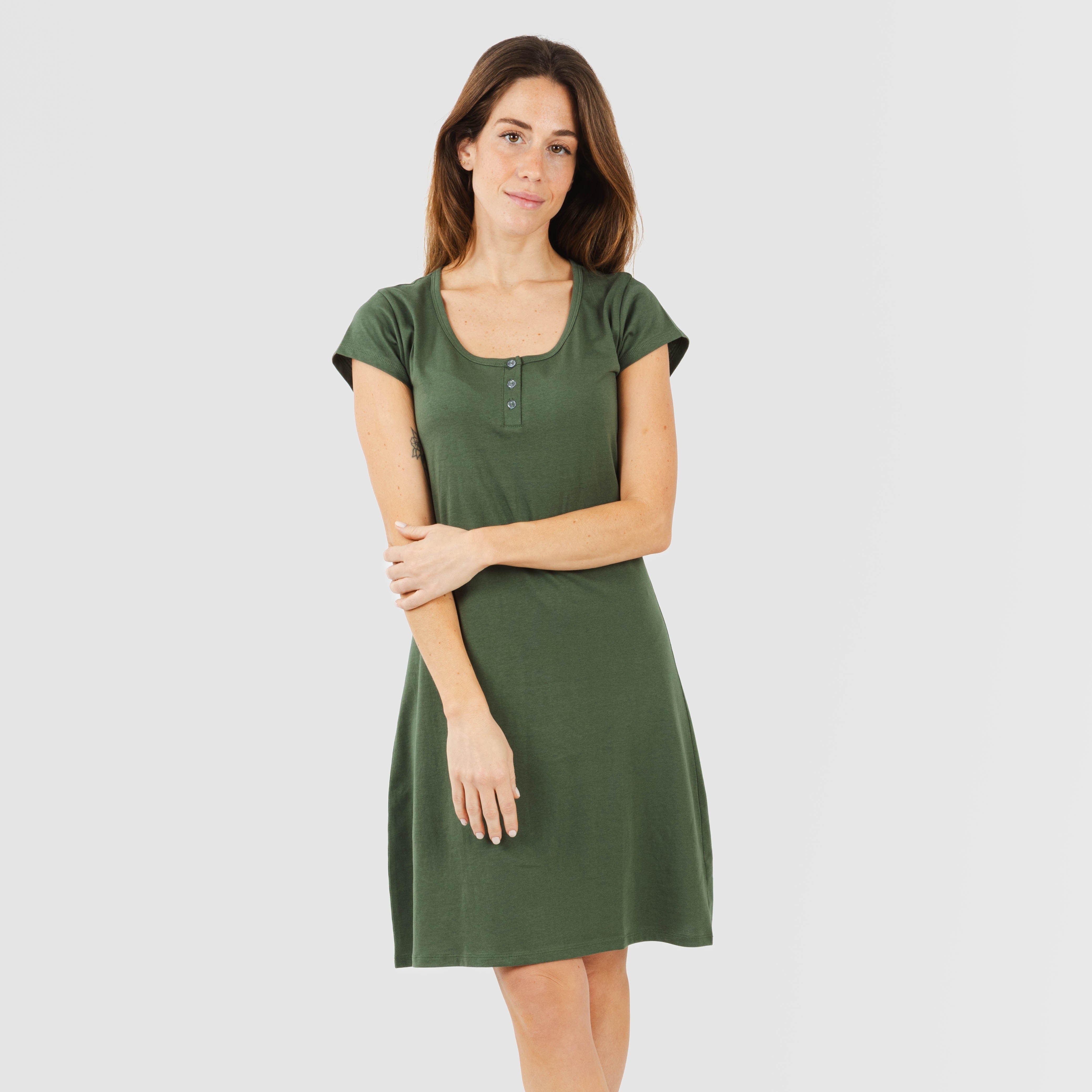 Blusa lisa de algodão