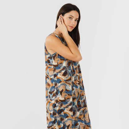 Vestido longo tomara que caia Venus em crepe