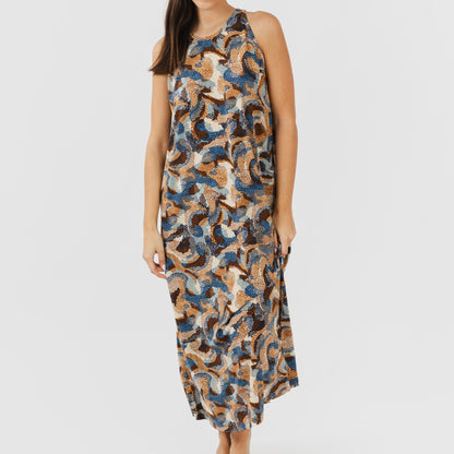 Vestido longo tomara que caia Venus em crepe