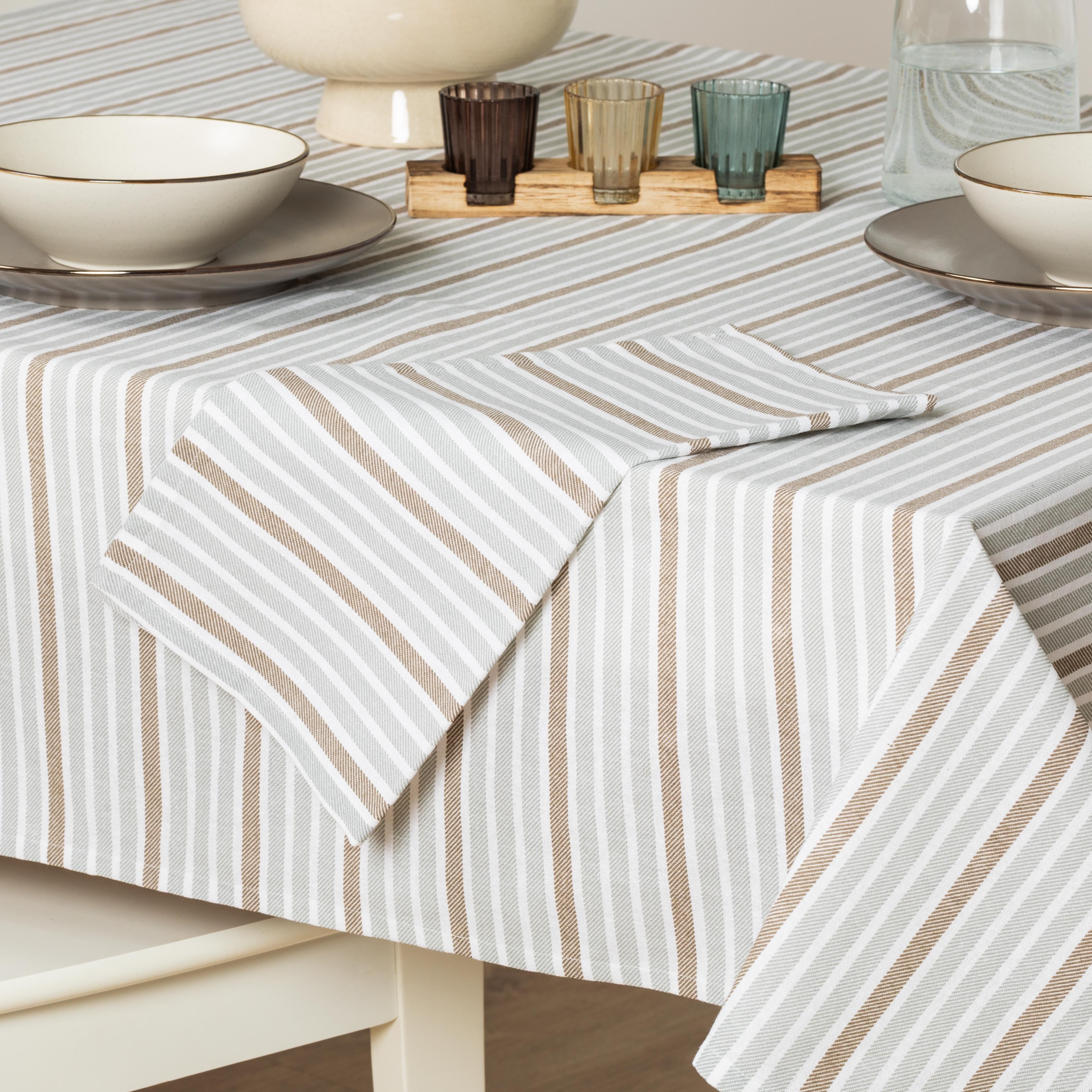 Conjunto de 4 guardanapos listrados GUTI CR-30024