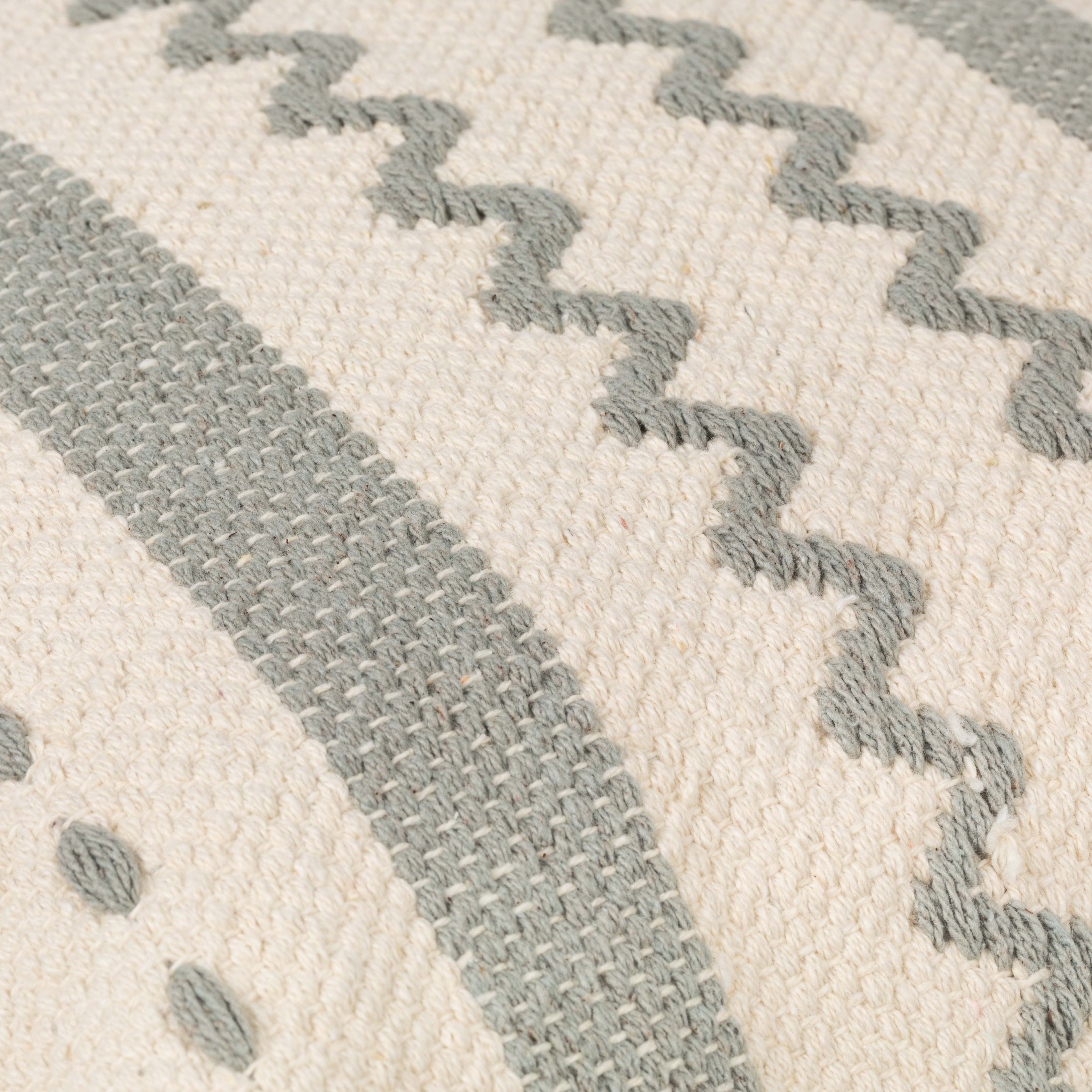 Almofada quadrada Leito em algodão 45x45 - capa + enchimento