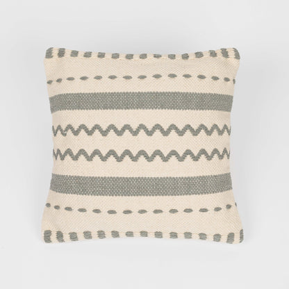 Almofada quadrada Leito em algodão 45x45 - capa + enchimento