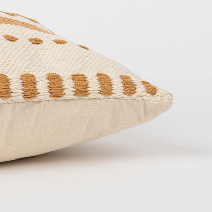 Almofada quadrada Leito em algodão 45x45 - capa + enchimento