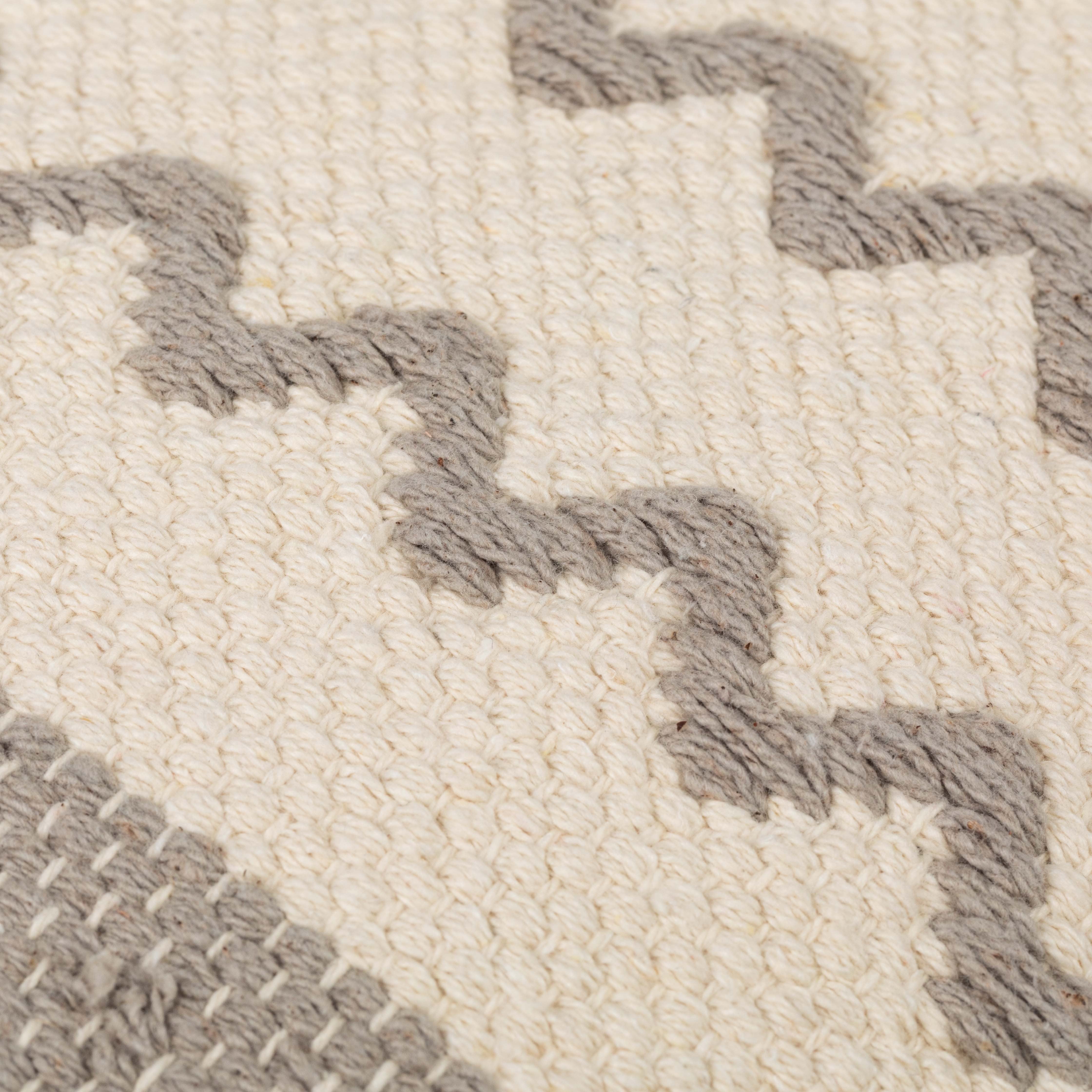 Almofada quadrada Leito em algodão 45x45 - capa + enchimento