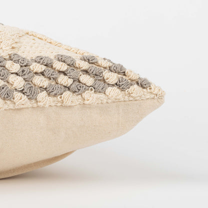 Almofada quadrada Basette em algodão 45x45 - capa + enchimento