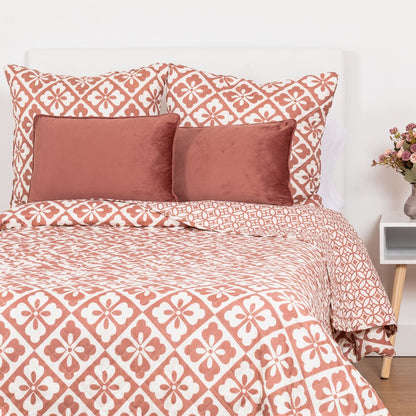 Colcha bouti Simona marsala