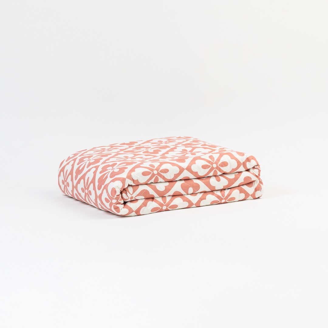 Colcha bouti Simona marsala