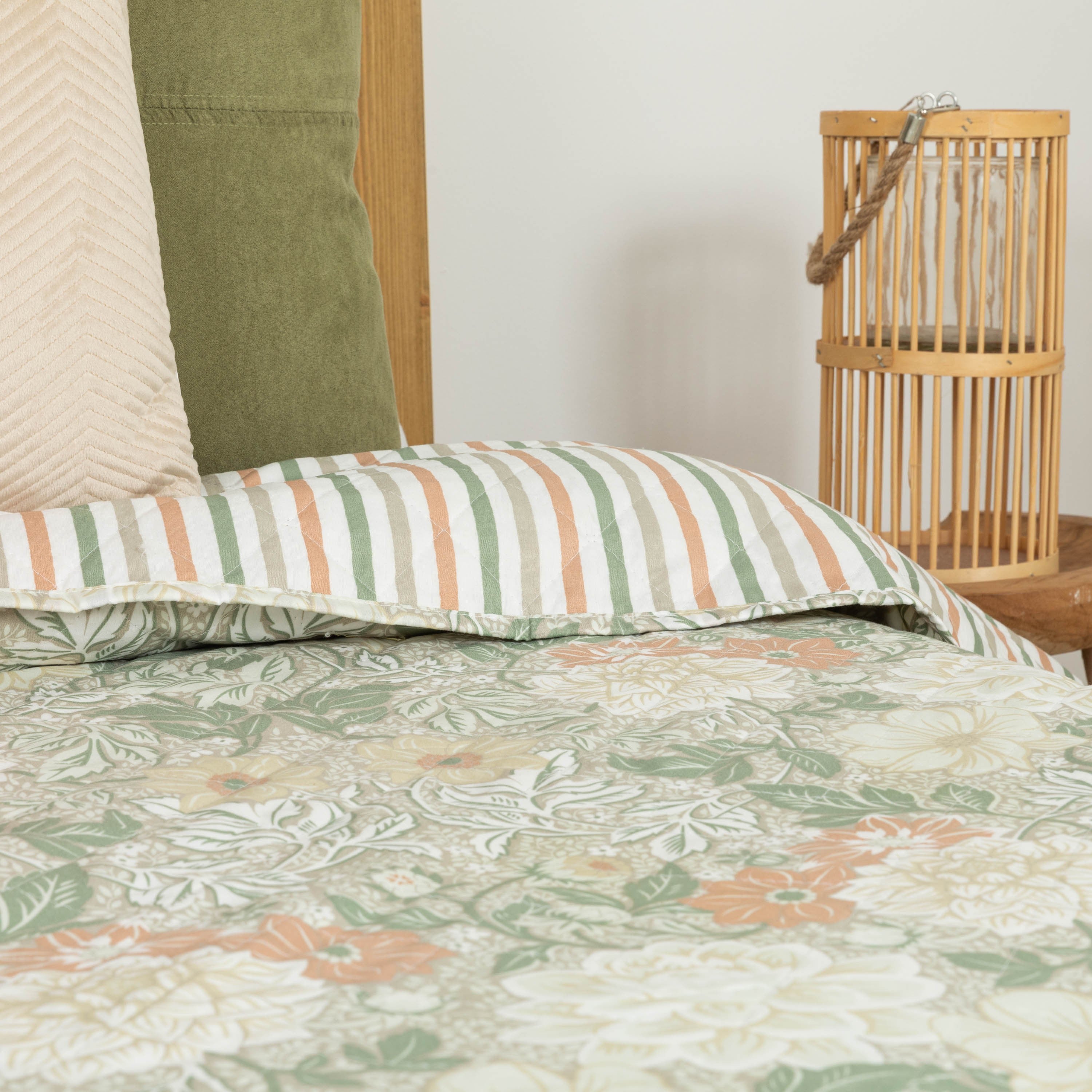 Colcha bouti Clementina verde