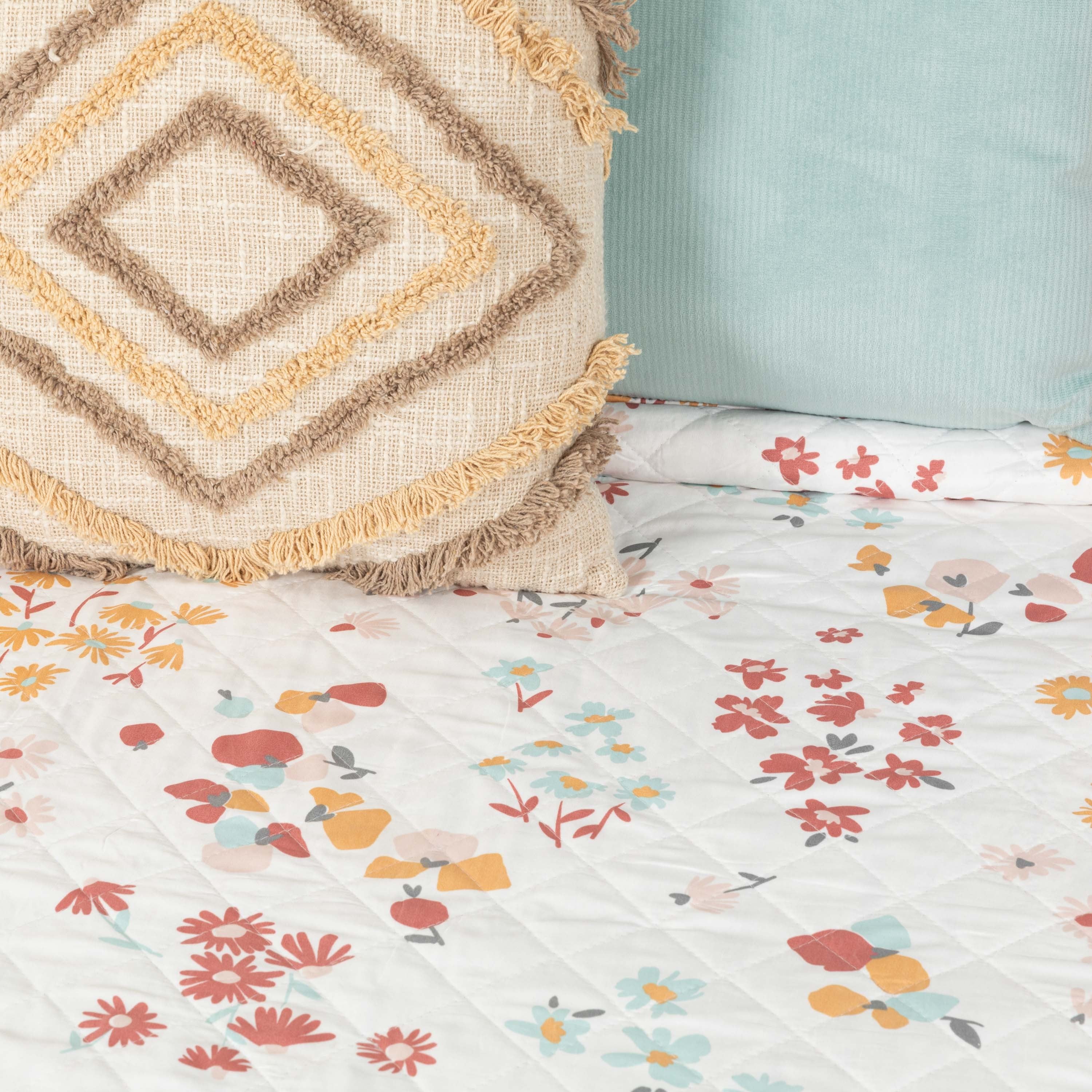 Colcha de retalhos em aquarela