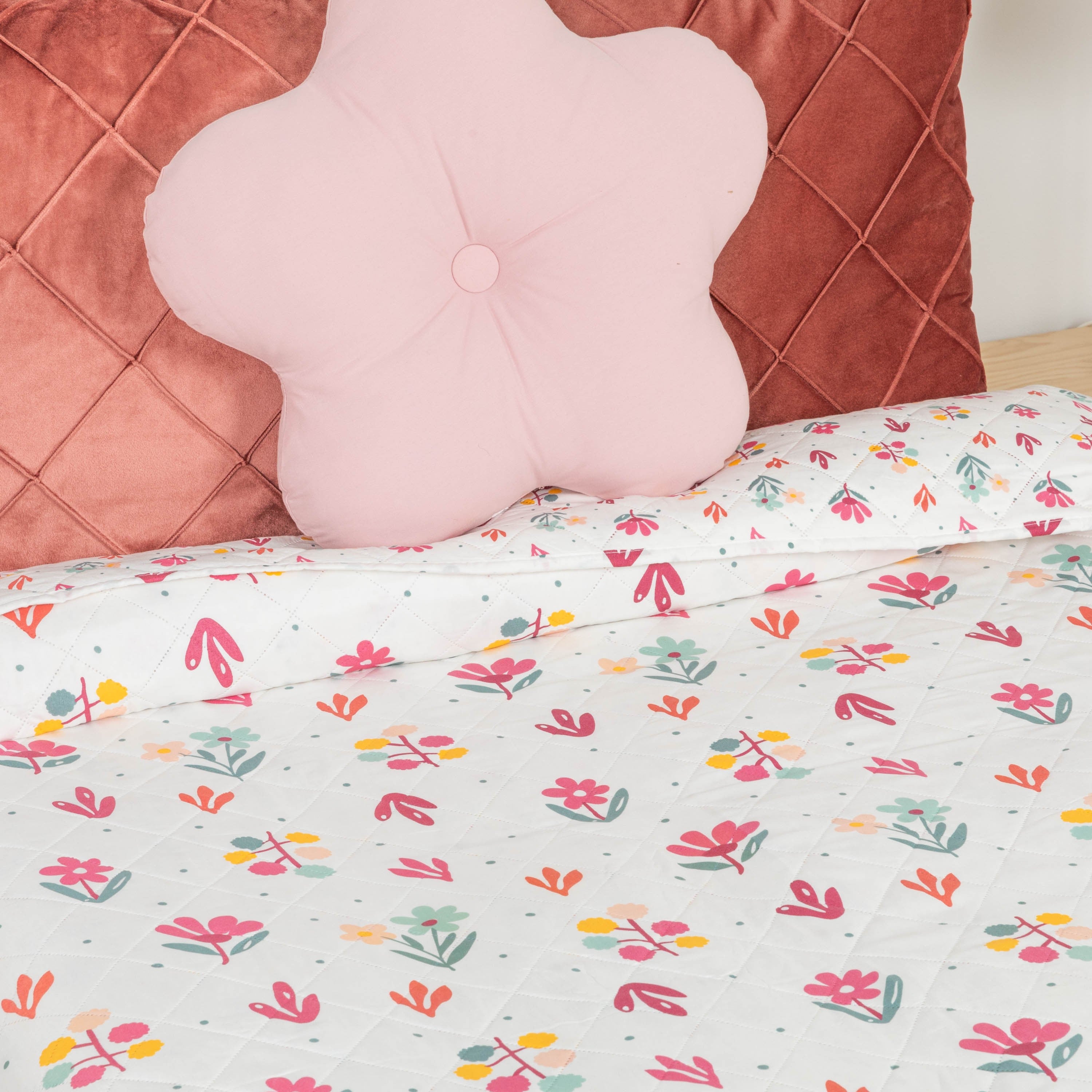 Colcha bouti Clara rosa