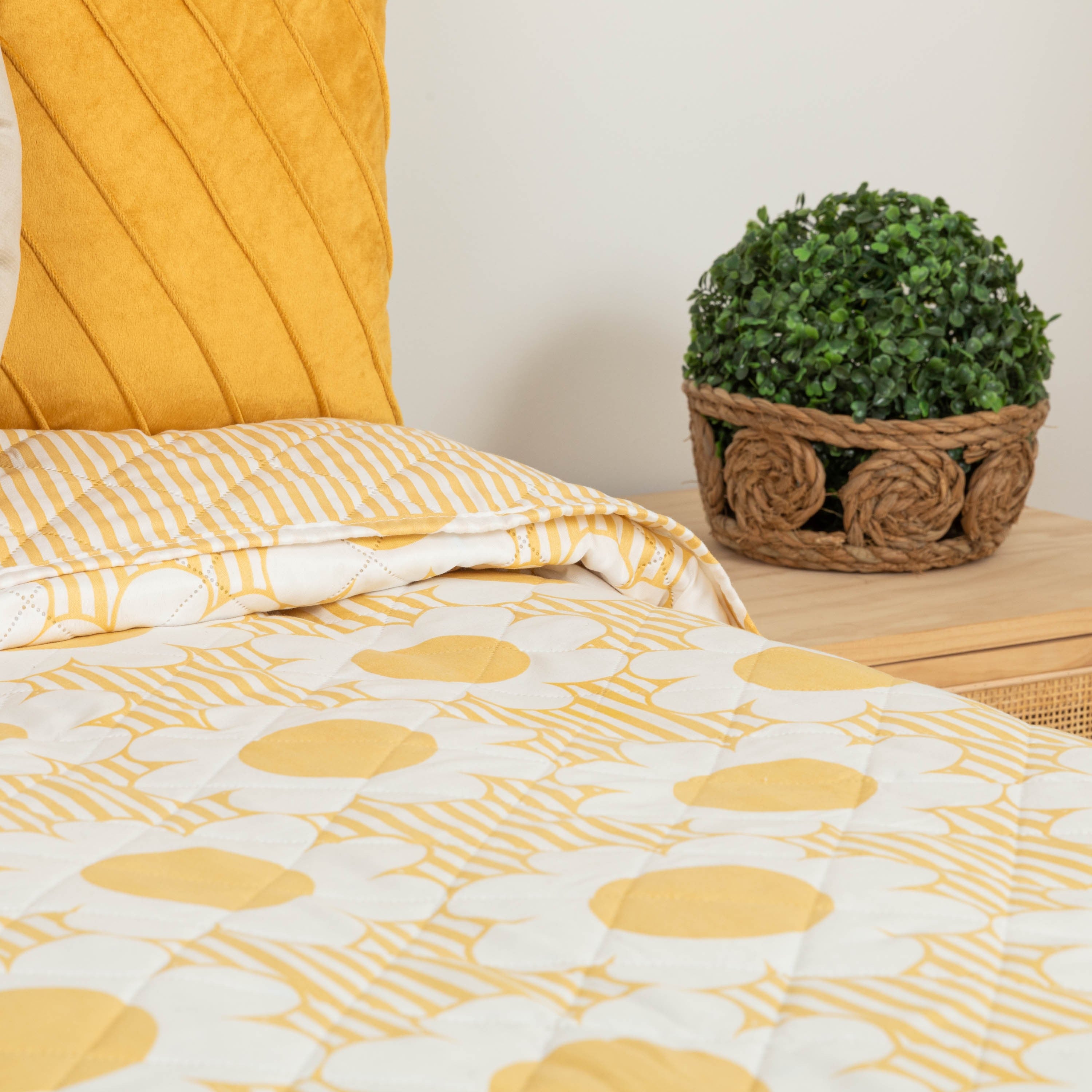 Colcha bouti Gracy mostaza