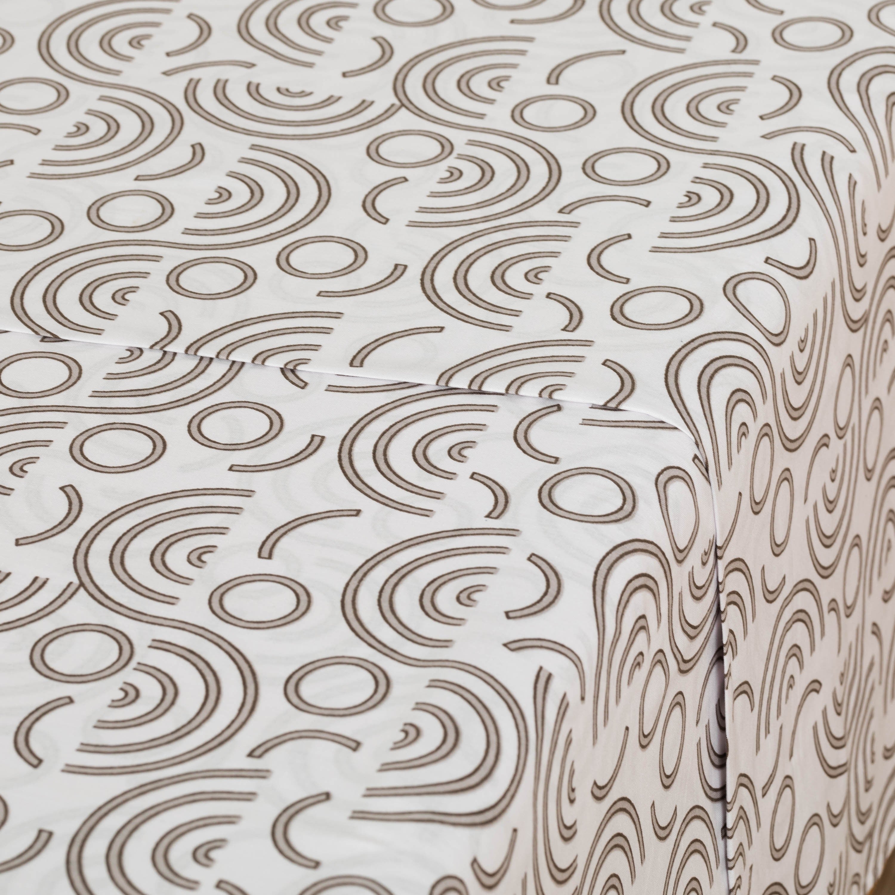 Jogo de lençóis algodão Rubeus cinza