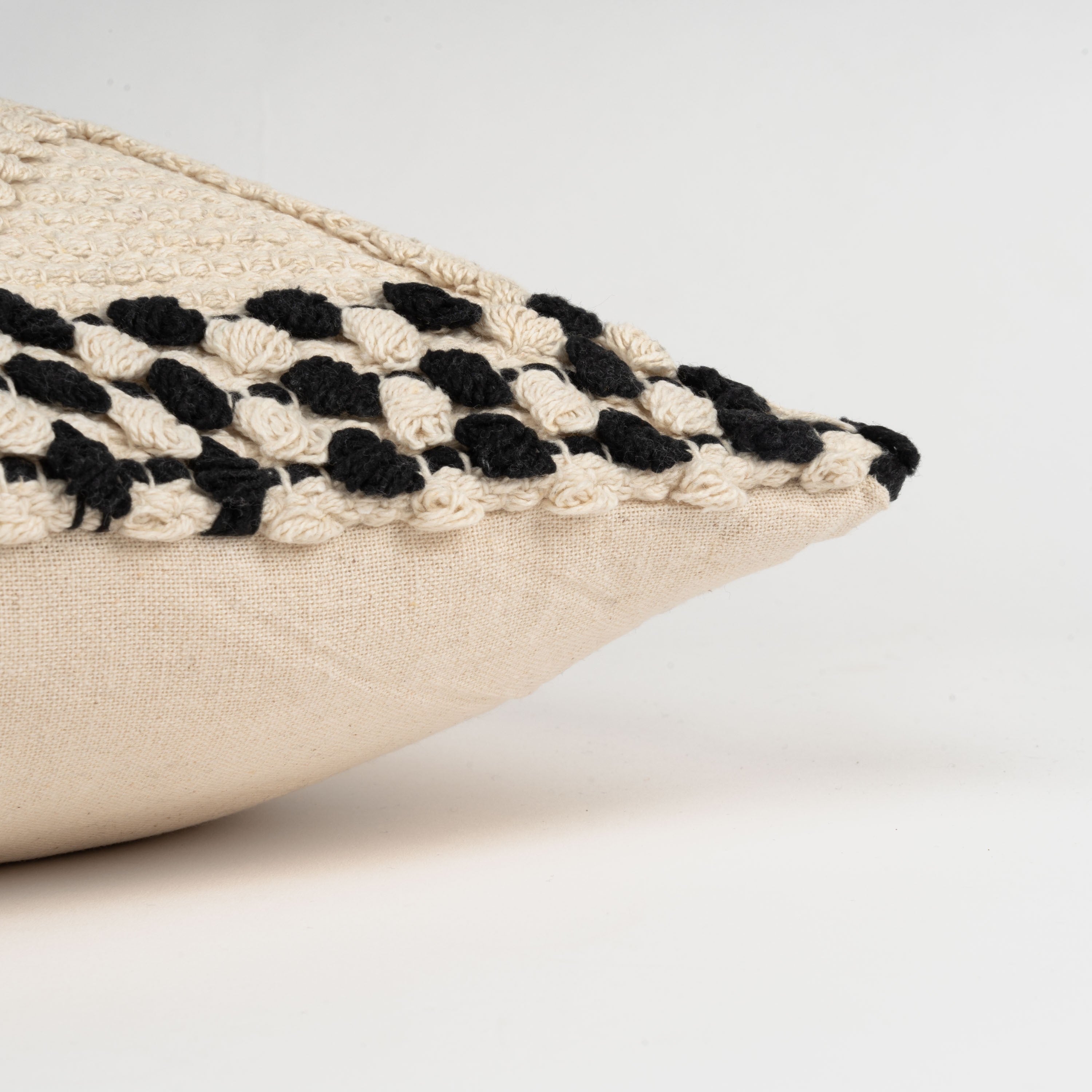 Almofada quadrada Basette em algodão 45x45 - capa + enchimento