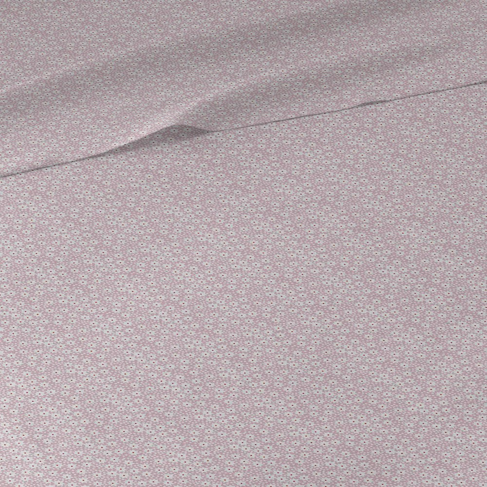 Conjunto de lençóis de algodão rosa-malva Maddy