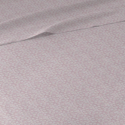 Conjunto de lençóis de algodão rosa-malva Maddy