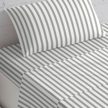 Jogo de lençóis Raya Aviles em percal verde militar