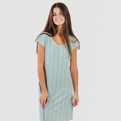 Blusa Bianca de algodão verde menta