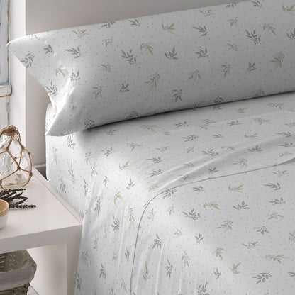 Conjunto de lençóis de algodão percal Denita