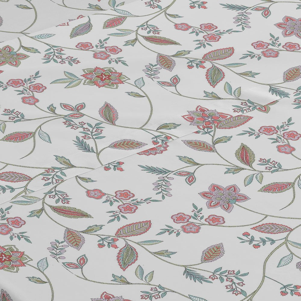 Jogo de lençóis algodão percal Rosaura