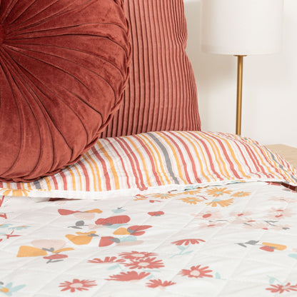 Colcha de retalhos em aquarela