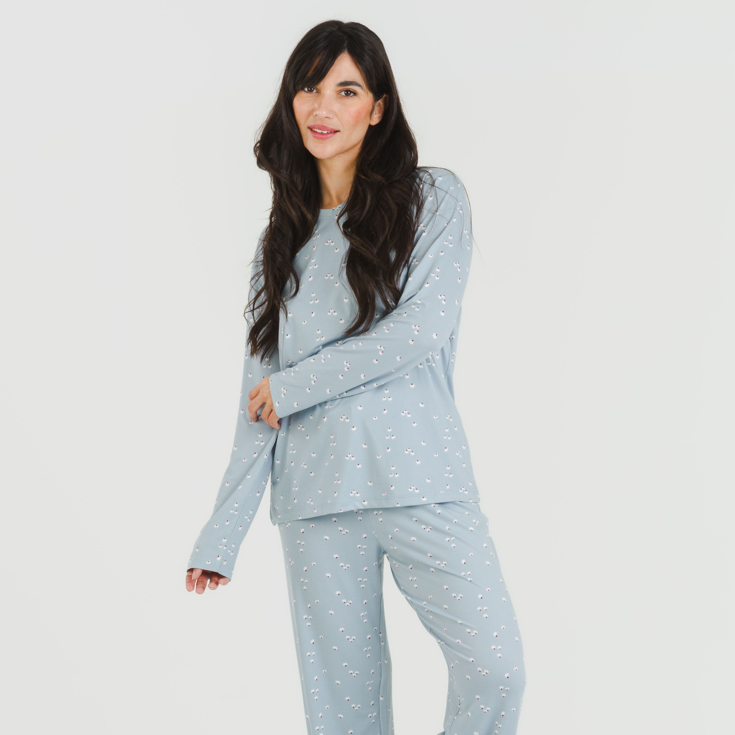 Pijama comprido feminino Tabitha Indigo Soft