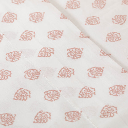 Conjunto de lençóis de algodão malva Indolis