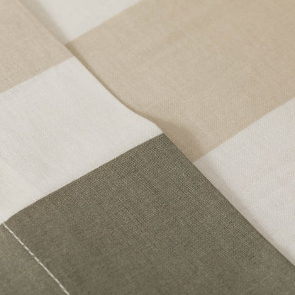 Jogo de lençóis de algodão Raya Calculta na cor verde sálvia