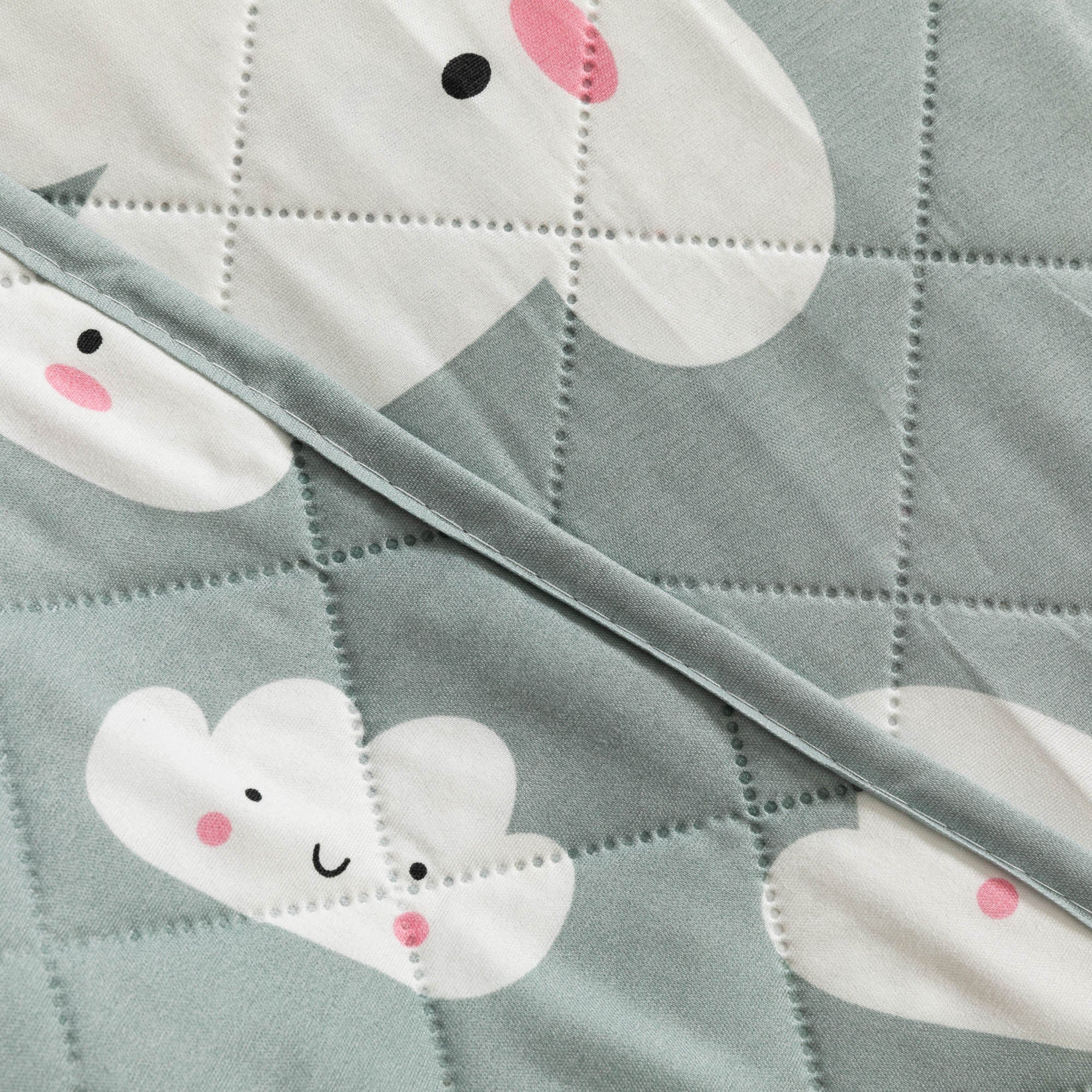 Colcha Havana azul claro bouti