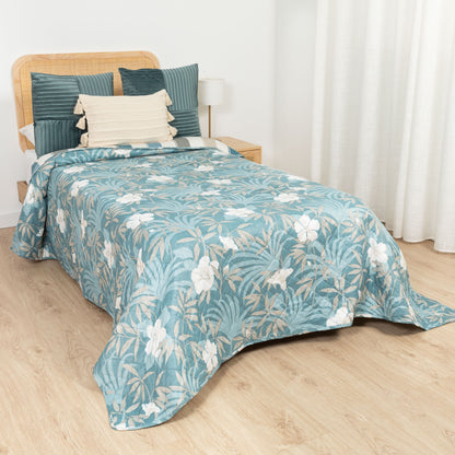 Colcha Denia azul bouti