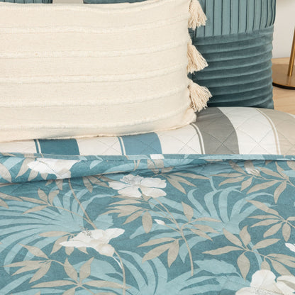 Colcha Denia azul bouti