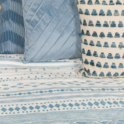 Colcha Zorione índigo bouti