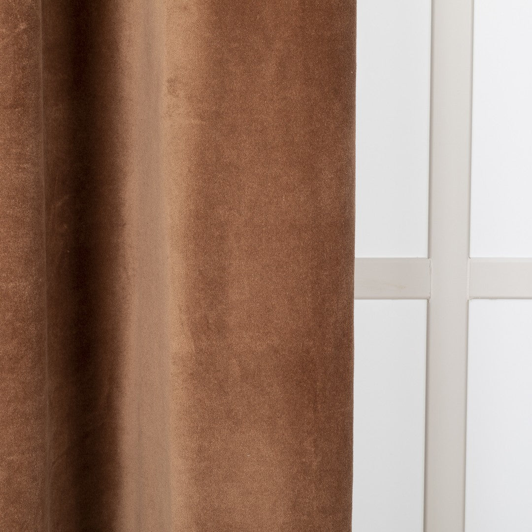 cortina de veludo de algodão