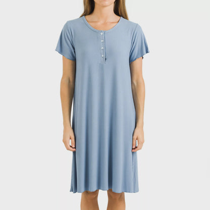 Blusa de manga curta em viscose canelada lisa