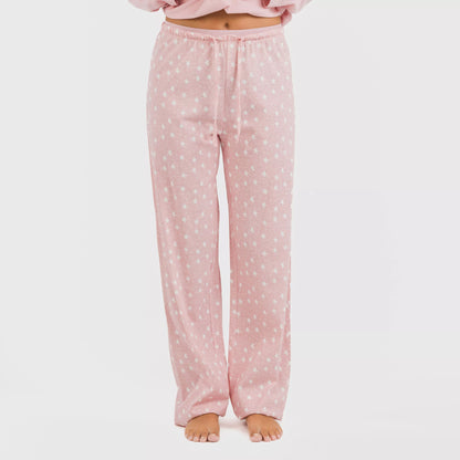 Pijama largo algodón Kim rosa