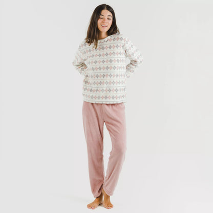Pijama coral Casimira malva