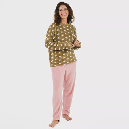 Pijama coral Estelle rosa