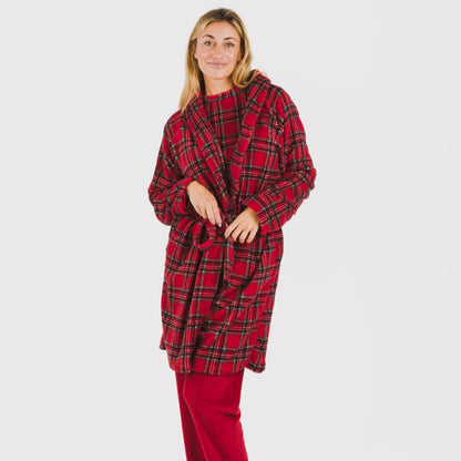 Coral Nicolas manto vermelho