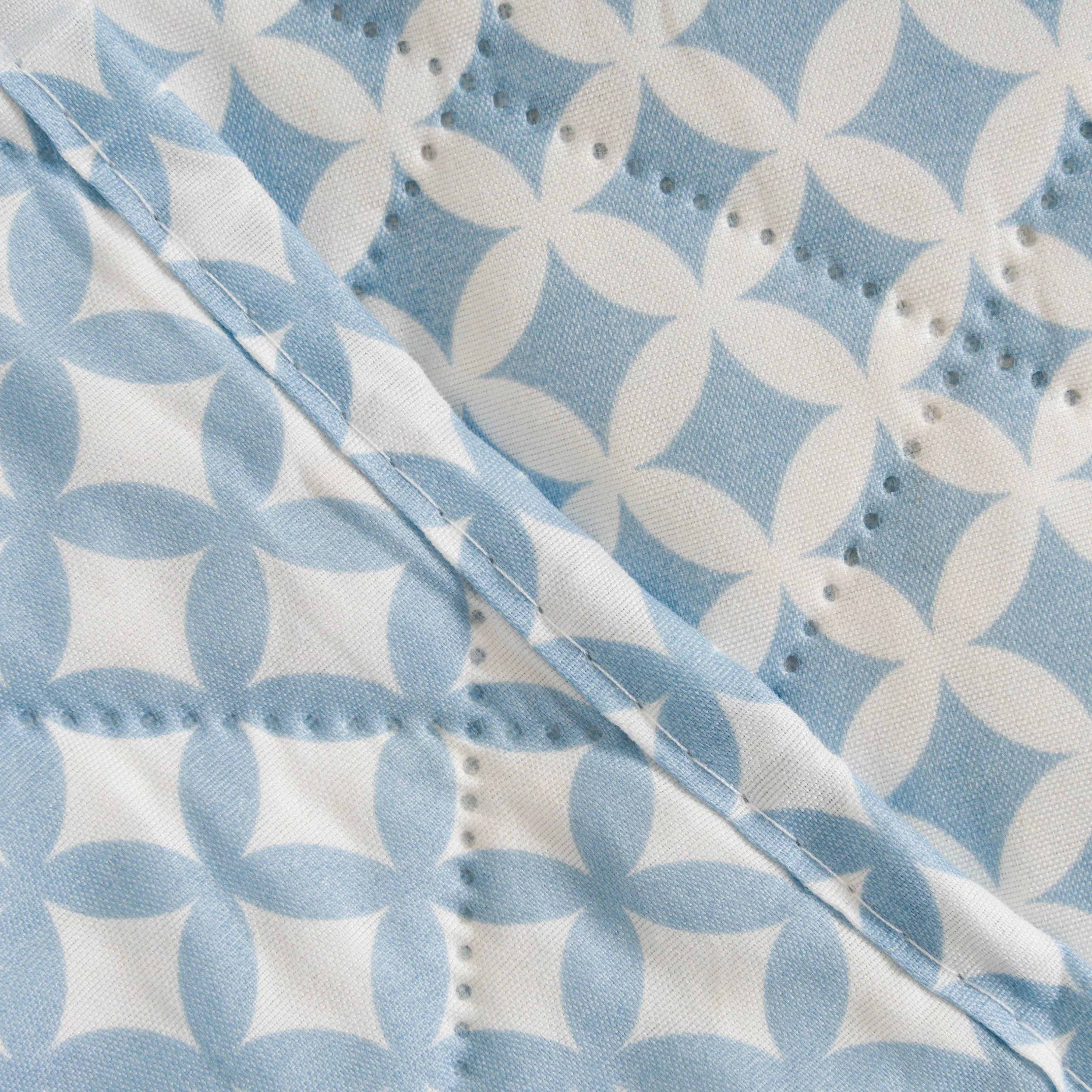 Colcha de retalhos Ohio índigo