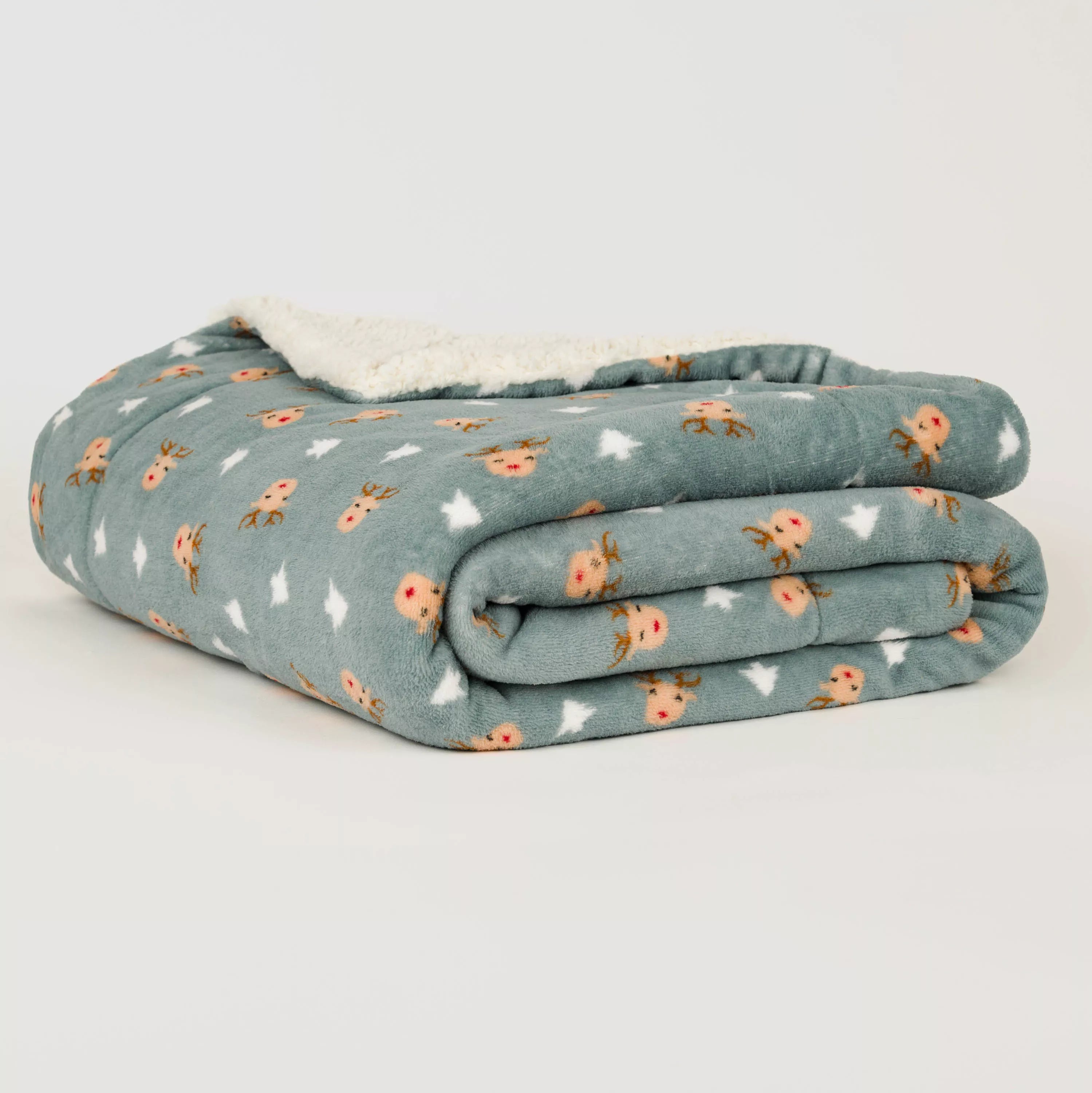 Manta sherpa Tatini verde Tiffany