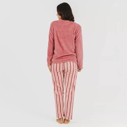 Raya Brooke pijama rosa coral