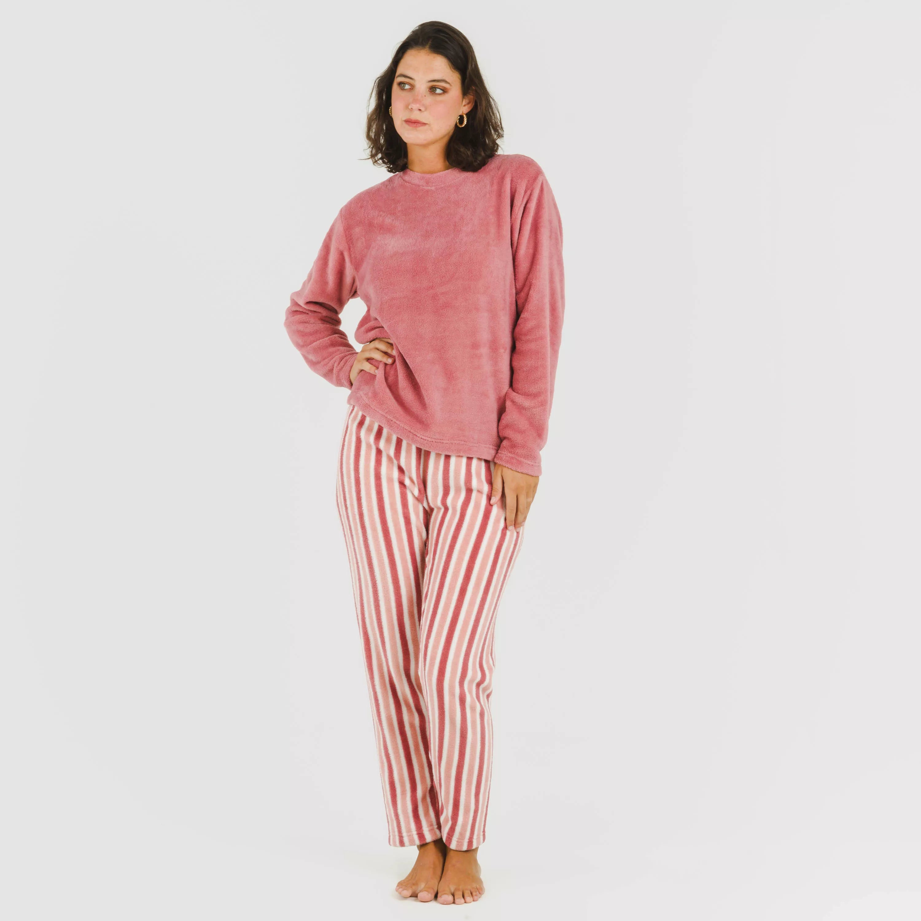 Raya Brooke pijama rosa coral